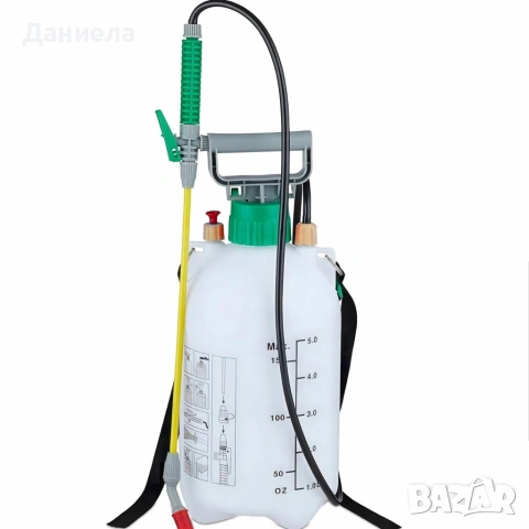 Ръчна градинска пръскачка под налягане 5L, 3 Bar – С регулируема дюза, снимка 9 - Други - 53833514