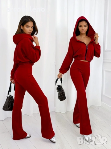 Дамски комплект от суитшърт и панталон Melissa, 4цвята , снимка 11 - Комплекти - 51991575