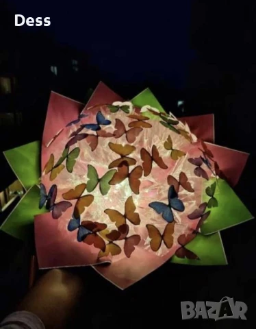 🦋✨ Букет „Полет от пеперуди“ – нежност, уловена в миг! ✨🦋, снимка 4 - Романтични подаръци - 51374694
