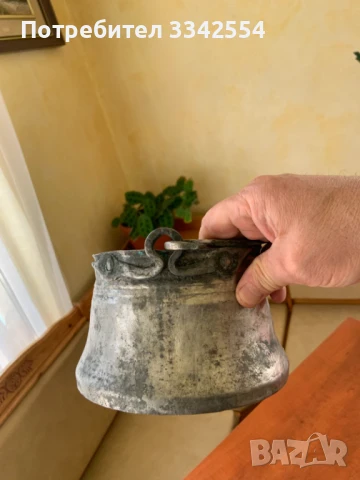 КОТЕЛ КОТЛЕ МЕНЧЕ БАКЪР МЕД СТАРИНЕН СЪД- 1.5 Л. ОРНАМЕНТИ, снимка 4 - Други ценни предмети - 51260788