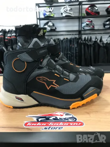 Мото боти обувки ALPINESTARS CR-X Drystar® BLACK/ORANGE,номер 40, снимка 2 - Аксесоари и консумативи - 47070553