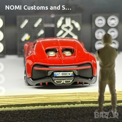 Hot Wheels Bugatti Chiron custom , снимка 11 - Коли, камиони, мотори, писти - 53326039