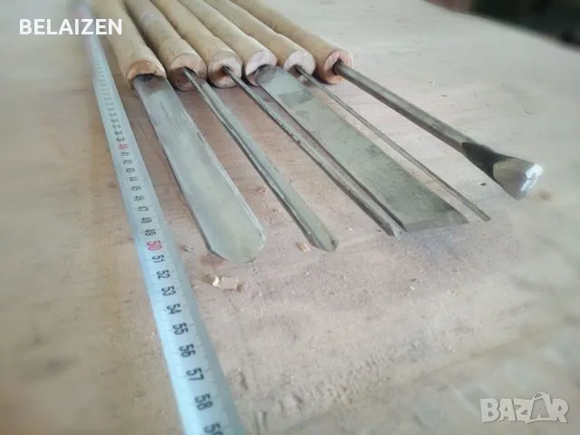 Комплект стругарски длета 6 броя, снимка 2 - Други инструменти - 50380560