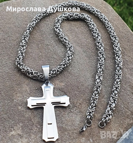 комплект от медицинска стомана, снимка 7 - Бижутерийни комплекти - 52851183