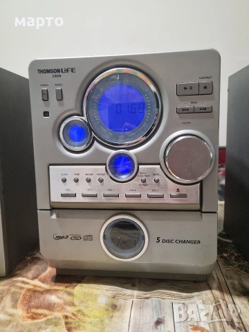 Thomson LIFE CS 520 audio system 5 CD aux, снимка 2 - Аудиосистеми - 53270573