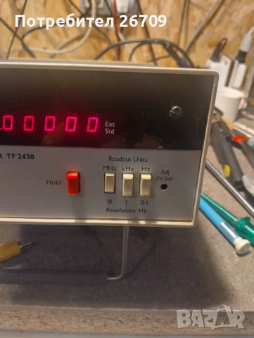 Честотомер Marconi tf2430, снимка 2 - Друга електроника - 53625760
