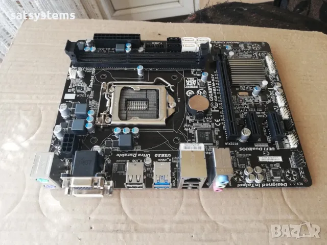 Дънна платка Gigabyte GA-B85M-D2V Socket LGA1150, снимка 2 - Дънни платки - 48134931