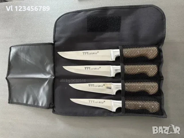 Професионални турски месарски ножове, 4 броя, снимка 2 - Ножове - 50751226