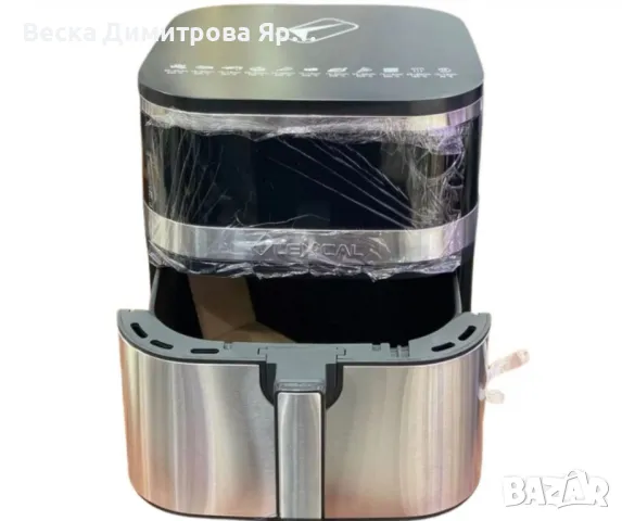 Въздушен фритюрник AirFryer,1800W,8L, снимка 4 - Фритюрници - 47222017