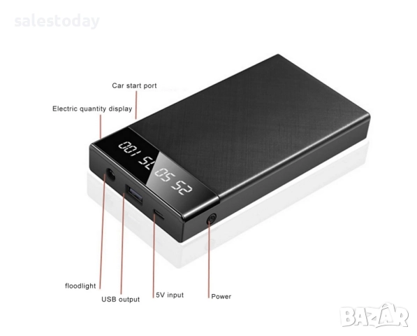 Стартерно устройство, Jump Starter, Car Battery, 1000A, 12V, 10 000mAh, снимка 5 - Аксесоари и консумативи - 28317580