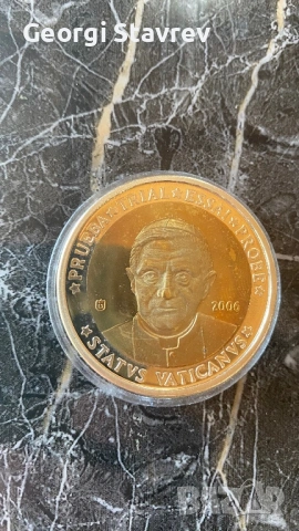 10€ медал Ватикана 