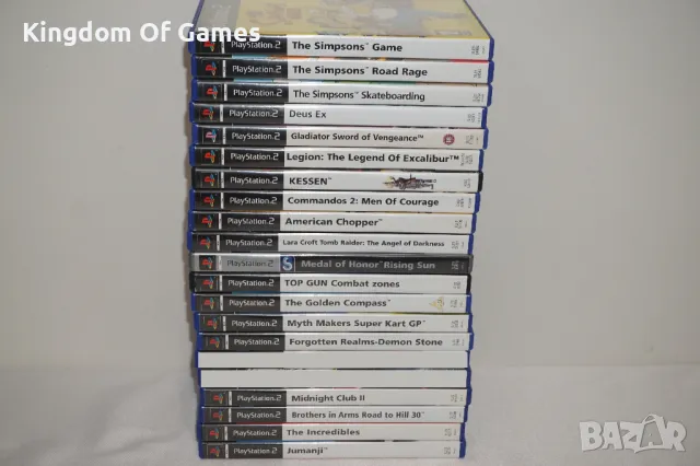 Игри за PS2 The Simpsons/Deus Ex/Gladiator/Legion/Top Gun/The Incredibles/Commandos 2/Jumanji, снимка 18 - Игри за PlayStation - 45514116