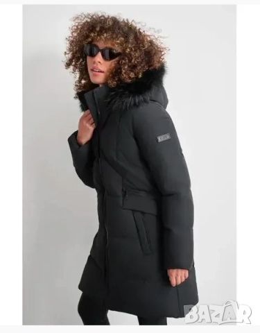 DKNY ватирано много дебело дълго яке размер ХЛ, снимка 8 - Якета - 52131018