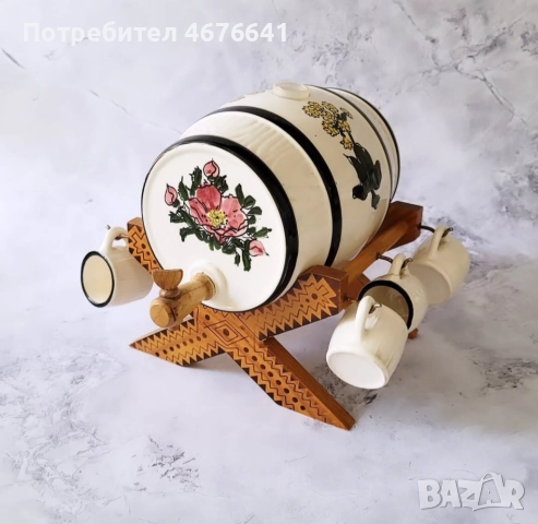 Декоративно винтидж буре, снимка 2 - Други - 52774243