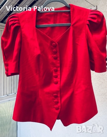 Скъпо сако HELENE STRAẞER лен 40%, вискоза 60%, снимка 2 - Сака - 51453177