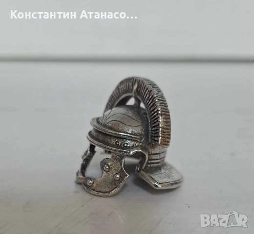 Vintage малък колекционерски метален шлем, снимка 9 - Колекции - 51570726