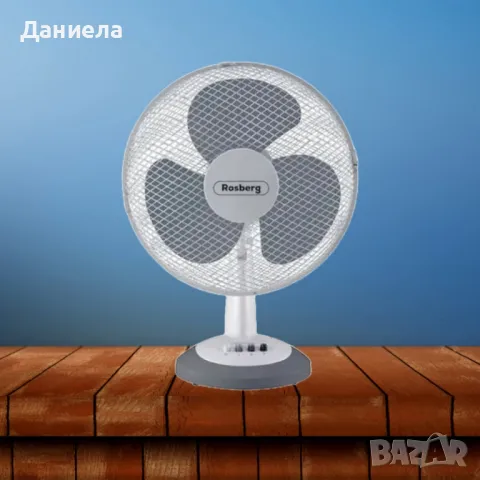 Настолен вентилатор Rosberg, 30W,, снимка 5 - Вентилатори - 49977916