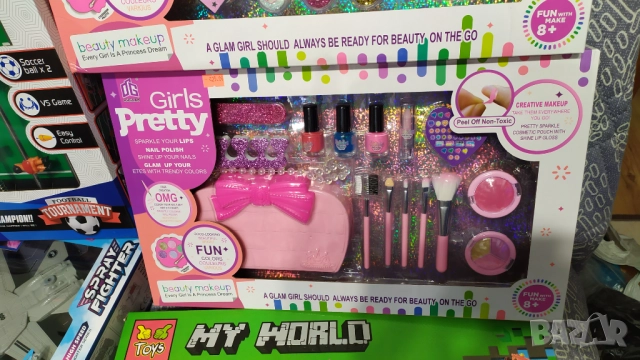 Козметичен комплект с чанта , снимка 2 - Кукли - 52629710