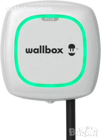 Зарядно за електрически превозни средства Wallbox Pulsar Plus с регулируема мощност до 22 kW.