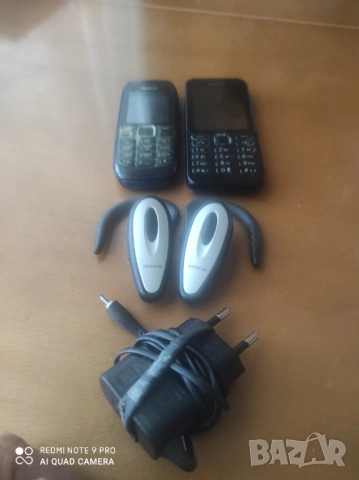телефони NOKIA+батерии+bезжични блуту слушалки+зарядни=25€