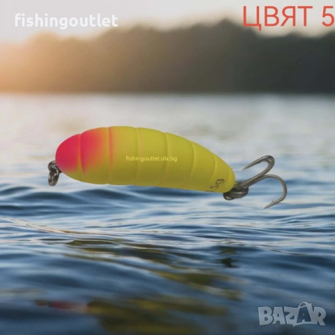 Микро воблери Okinwa - ларва на восъчен молец (КАМОЛА) - 3.5гр / 40мм, снимка 8 - Такъми - 53267054