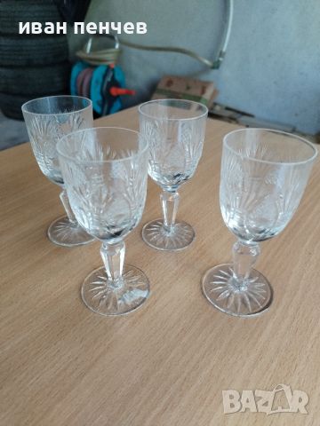 кристални чаши за ракия, снимка 1