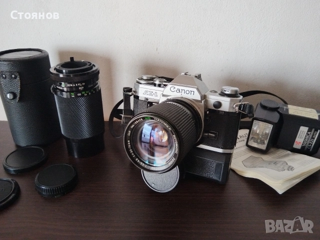 Canon AE-1 Japan, снимка 3 - Фотоапарати - 48639255