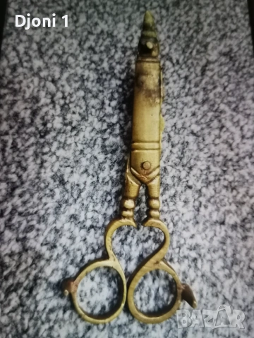 Антични ножици за подрязване на свещи, снимка 11 - Антикварни и старинни предмети - 53173210
