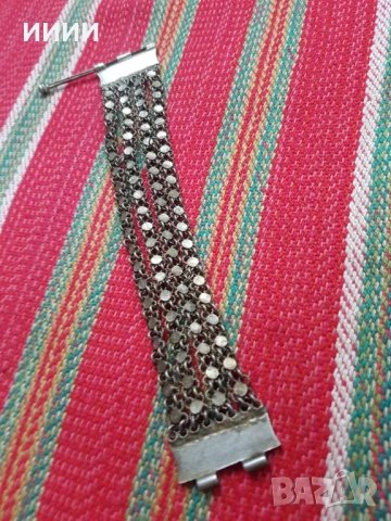 Сребърна гривна верижка 3, снимка 3 - Антикварни и старинни предмети - 53301061