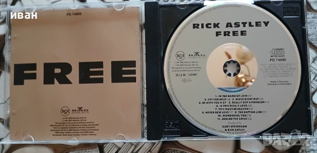 Rick Astley - Free, снимка 3 - CD дискове - 50585326