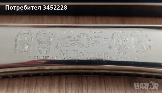 хармоника HOHNER Германия за ценители , снимка 2 - Антикварни и старинни предмети - 53784473