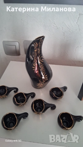 Черна керамика, снимка 4 - Сервизи - 53799925