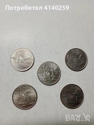 САЩ МОНЕТИ 1/4 КУОРТЪР ДОЛАР 