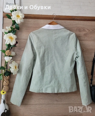 Естествена кожа яке мента HEMA, снимка 5 - Якета - 54096001