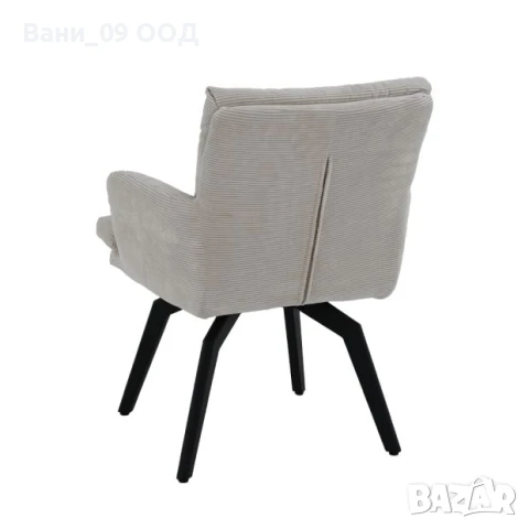 Луксозен въртящ се трапезен стол, снимка 11 - Столове - 50705762