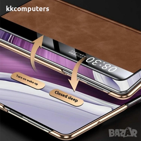 Huawei Mate X6 View Window / Auto Wake Up Кожен Калъф и Протектор, снимка 7 - Калъфи, кейсове - 51955244