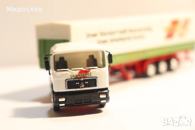 HERPA H0 1/87 MAN ВЛЕКАЧ KАМИОН МОДЕЛ TIR, снимка 3 - Колекции - 51074020