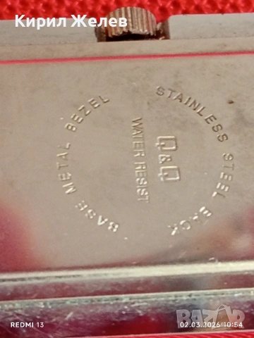 Дамски часовник Q/Q QUARTZ класически модел много красив 53744, снимка 6 - Дамски - 53675178