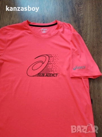 asics - страхотна мъжка тениска КАТО НОВА M, снимка 2 - Тениски - 51434786