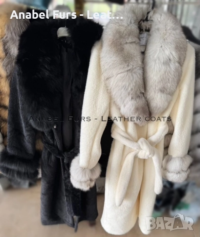 Дамски палта от естествена кожа и естествен косъм, снимка 11 - Палта, манта - 51764596