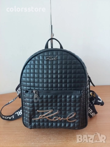 Черна раница Karl Lagerfeld/SG201p, снимка 2 - Раници - 51838075