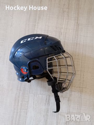 CCM FL40S каска за хокей с протектор S размер, снимка 1 - Зимни спортове - 46405284