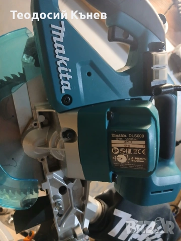 Акумулаторен настолен циркуляр Makita DLS600Z, снимка 3 - Други инструменти - 54099406