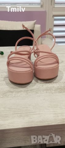 Дамски розови сандали , снимка 2 - Сандали - 45810630