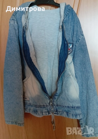 дънково яке размер 5-6г 116см, снимка 4 - Детски якета и елеци - 52519783