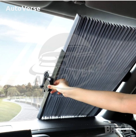 Сгъваем сенник за кола 150x65 см, снимка 2 - Аксесоари и консумативи - 52306266