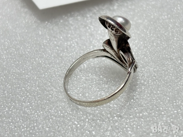 Дамски Сребърен Пръстен (проба 925)- 2,50 грама, снимка 5 - Пръстени - 52545919