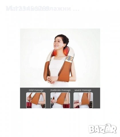 3D Шиацу масажор за цяло тяло, 12/220V, 4 бутона, снимка 9 - Масажори - 53847068