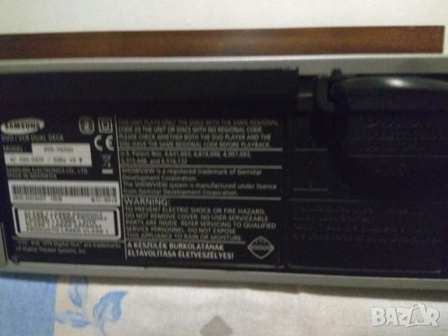 комбиниран VHS DVD плеър Samsung DVD-V6500 , снимка 11 - Плейъри, домашно кино, прожектори - 46338365