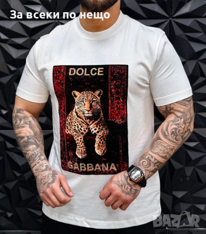 Dolce&Gabbana Мъжка Тениска👕Мъжка Блуза С Къс Ръкав Код Premium F.3